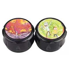 Cartoon Pattern Smoke Grinder Metal Grinder Zinc Alloy Three-Layer 60mm Sticker Grinder