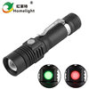 Amazon new T6 USB rechargeable outdoor daily portable telescopic zoom LED strong light long-range flashlight