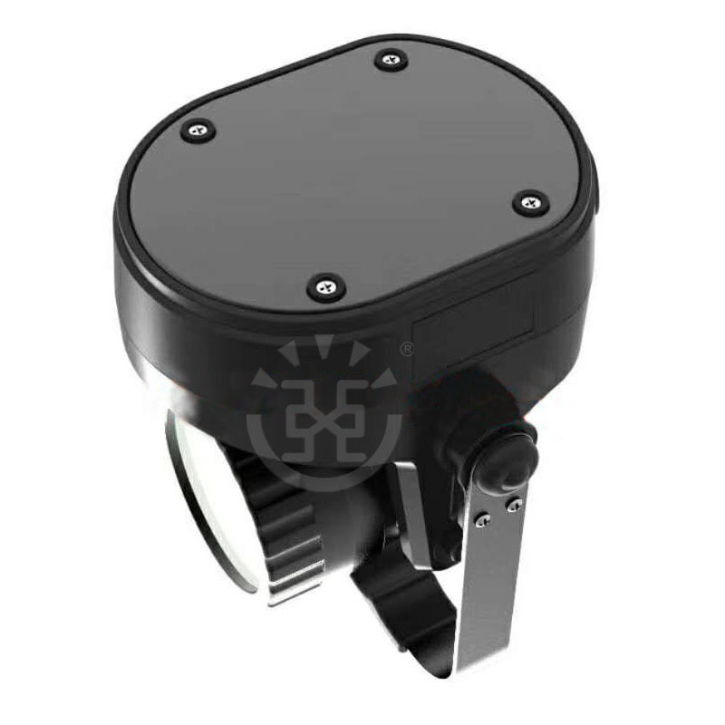 Jiw5282 Lightweight Multi-Functional Strong Light Red and Blue Warning Explosion-Proof Satchel Light Magnetic Rechargeable Work Light