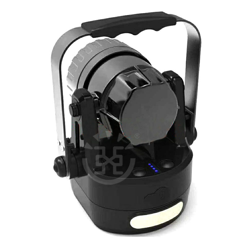 Jiw5282 Lightweight Multi-Functional Strong Light Red and Blue Warning Explosion-Proof Satchel Light Magnetic Rechargeable Work Light