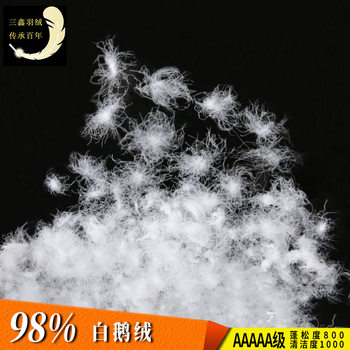 Manufacturer Wholesale Daduo 98 White Goose down 5A Grade down Feather Products Textile Clothing Quilt Sleeping Bag Filling