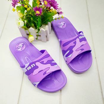 Summer new back camouflage women's slippers one-word non-slip wear-resistant home leisure sandals wholesale
