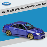 Вилли УЭЛЛИ1:24 Subaru Impreza WRX STI Симулятор легкосплавной модели автомобиля Коллекция подарочных украшений