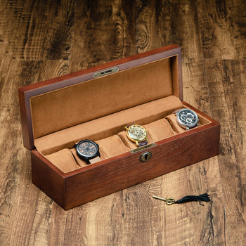 Fraxinus mandshurica Wooden Watch Finishing Storage Box 6 Epitope Display Bracelet Bracelet Mechanical Watch Packaging Box