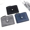 Factory Direct Sales New Korean Style Colorful Variety Versatile Concealed Button Coin Purse Ultra-Thin Convenient Casual Card Holder Card Holder