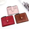 Factory Direct Sales New Korean Style Colorful Variety Versatile Concealed Button Coin Purse Ultra-Thin Convenient Casual Card Holder Card Holder