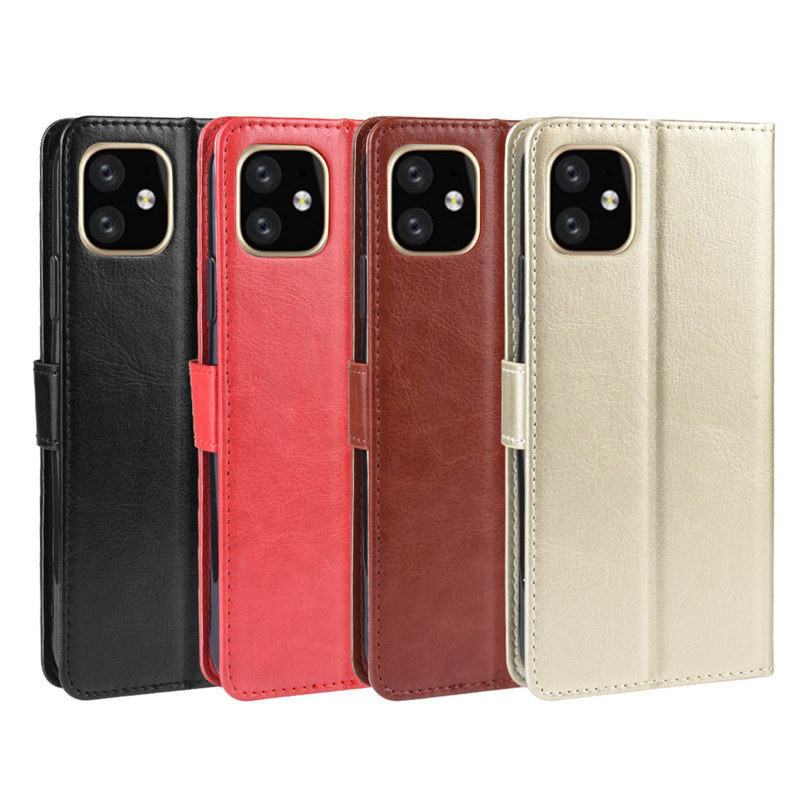 Suitable for Apple 17/16E/15 Pro Max Phone Case iPhone 14 Crazy Horse Pattern Leather Flip Cover Card Air
