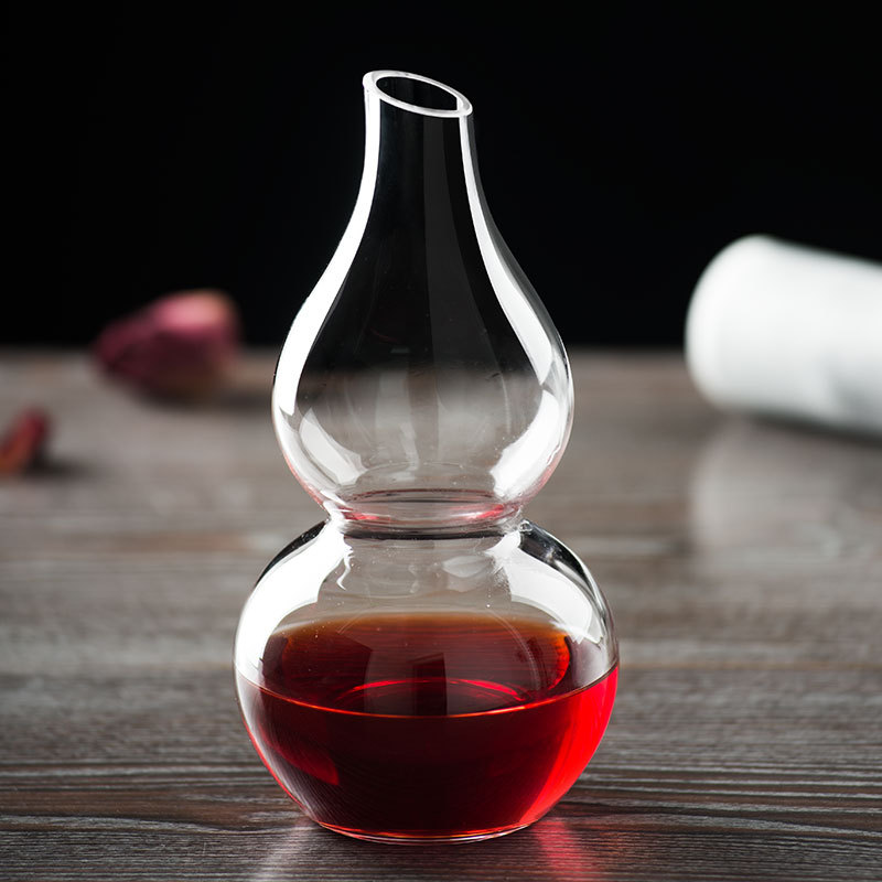 Creative Chinese Gourd Pot Glass Decanter Pure Hand-Blown Gourd Glass Decanter Drop Shipping