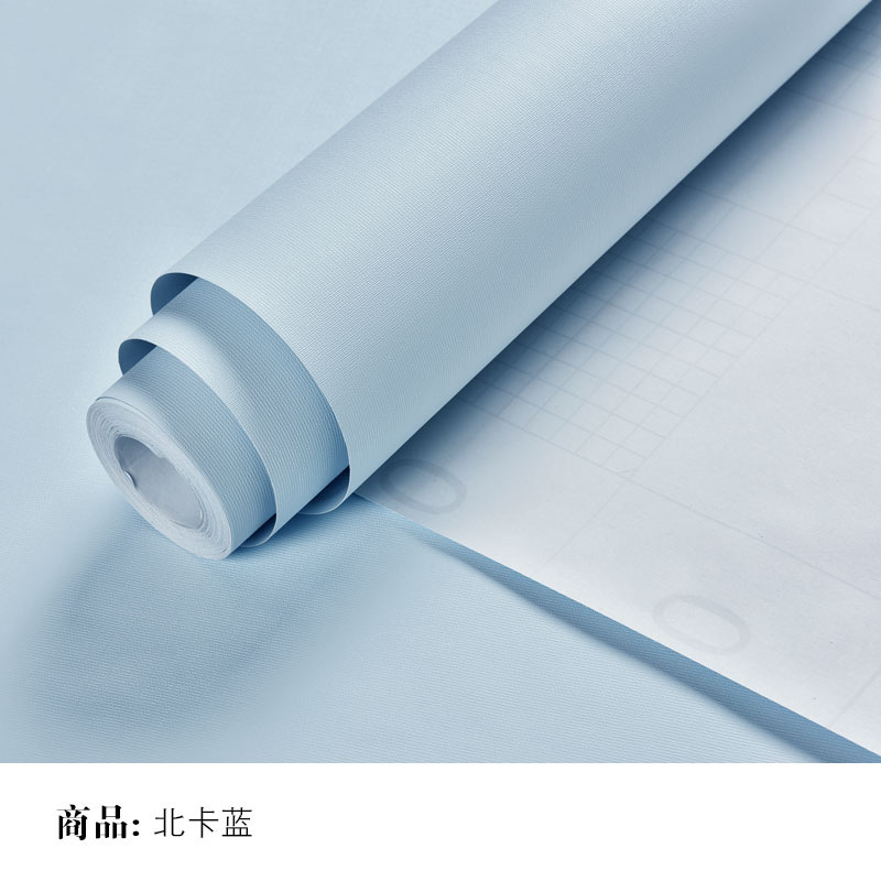 自粘墙纸防水纯色翻新贴纸卧室客厅寝室店铺装饰壁纸灰色素色墙贴