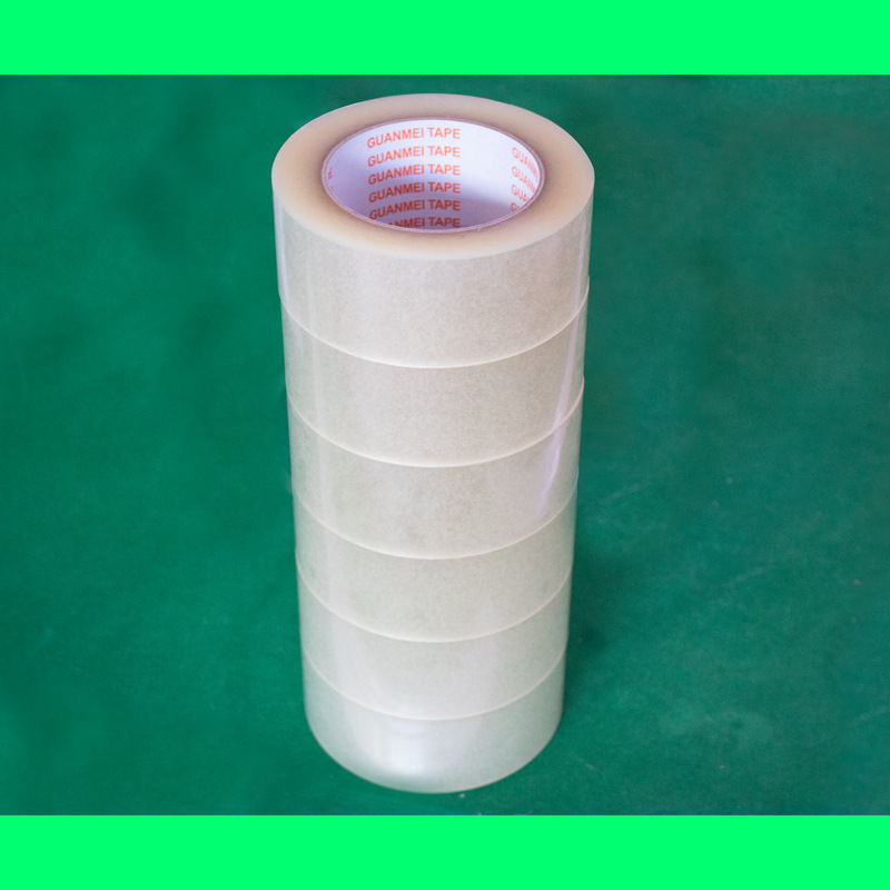 Transparent Silent Tape 4.5cm Wide Packaging Silent Tape Silent Tape Paper Glass Waste Pet Tape Wholesale
