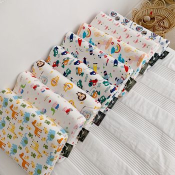 Directly from the Manufacturer, Kidsren's Latex Memory Pillow, Pillowcase, Cartoon Pure Cotton Rectangular Lycra Cotton Cute Pillowcase