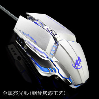 Source Factory Wrangler Mechanical Wired USB Game Mouse Press Gun Internet Cafe Desktop Computer Accessories Wholesale