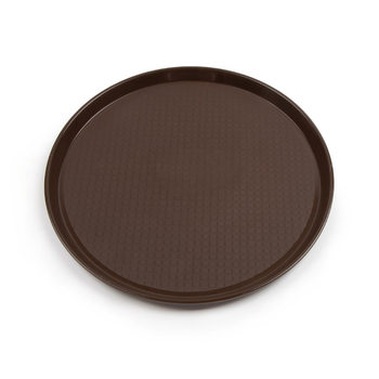 Commercial Round Tray Non-Slip Plastic Tea Tray Bar Tray Ktv Kfc Dinner Plate Design Chinese Style Tableware