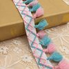 Spot wholesale color broom tassel ribbon lace Pingyang lace barcode clothing curtain home diy accessories