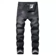 Cross-border supply of men's stretch slim jeans Amazon North America men's Denim pants 8820