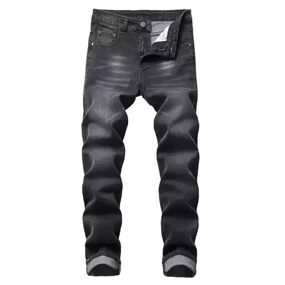 Cross-border supply of men's stretch slim jeans Amazon North America men's Denim pants 8820