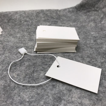 Supply wholesale trademark card blank tag price model tag clothing tag can be customized in stock