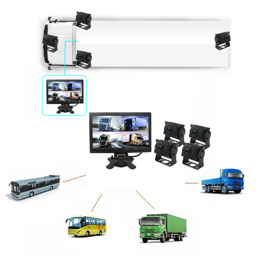 10 inch recorder 1080PAHD truck recorder cart recorder truck recorder bus recorder