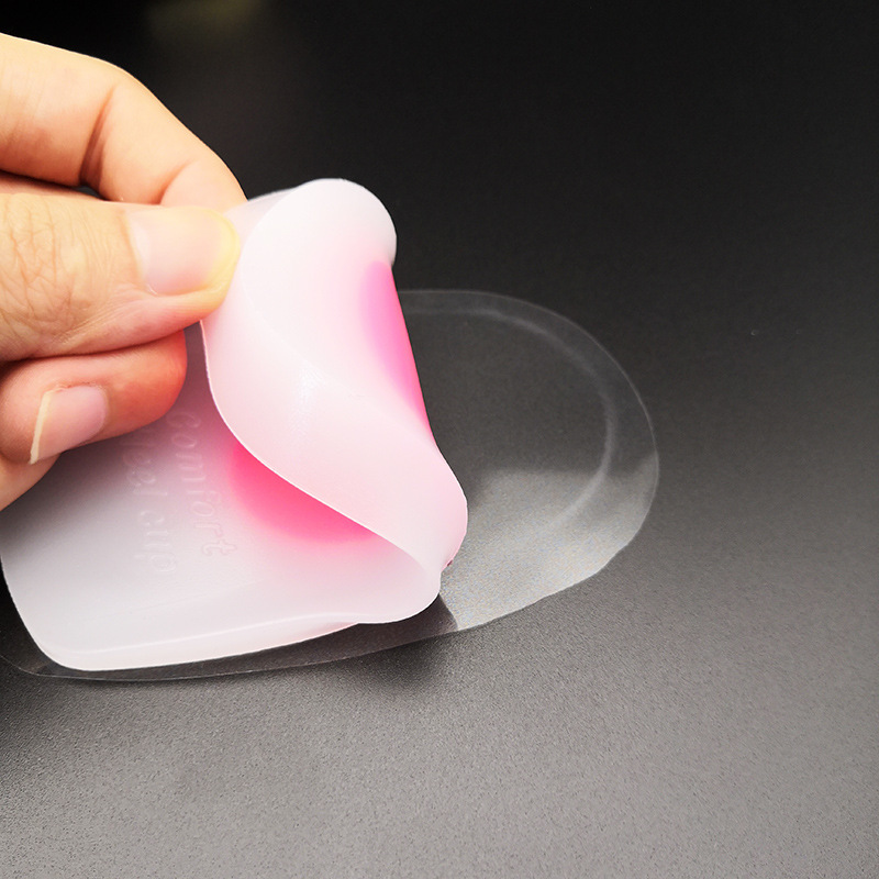 Imitation Silicone Heel Pad Inner Height Half Code Pad Pain-proof Shock Absorption U-shaped Sports Heel Pad Anti-wear Massage Heel Pad