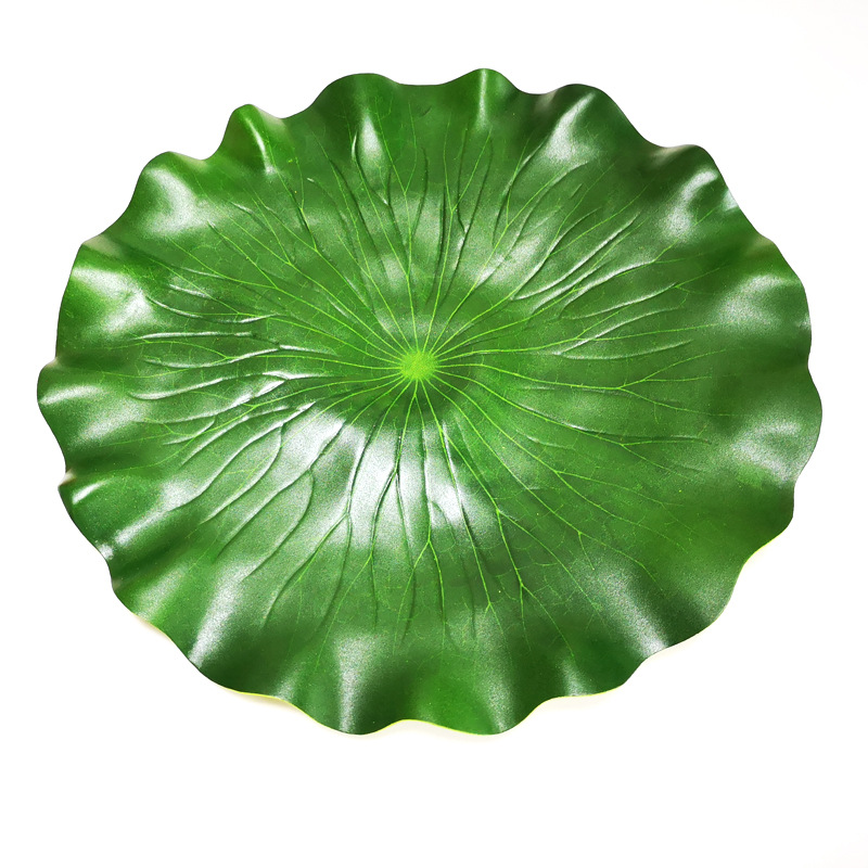 仿真荷花荷叶 睡莲假荷花舞蹈道具水池装饰莲花 EVA泡沫永生花