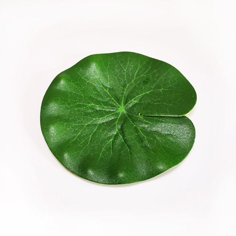 仿真荷花荷叶 睡莲假荷花舞蹈道具水池装饰莲花 EVA泡沫永生花