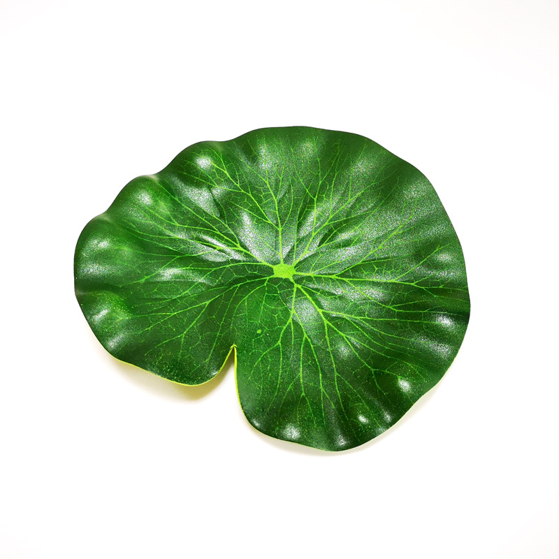 仿真荷花荷叶 睡莲假荷花舞蹈道具水池装饰莲花 EVA泡沫永生花