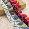 Spot wholesale color broom tassel ribbon lace Pingyang lace barcode clothing curtain home diy accessories