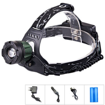 Cross-border Hot Selling LED Headlight T6 Charging Rotary Zoom Fishing Lamp Headlight Camping Lamp