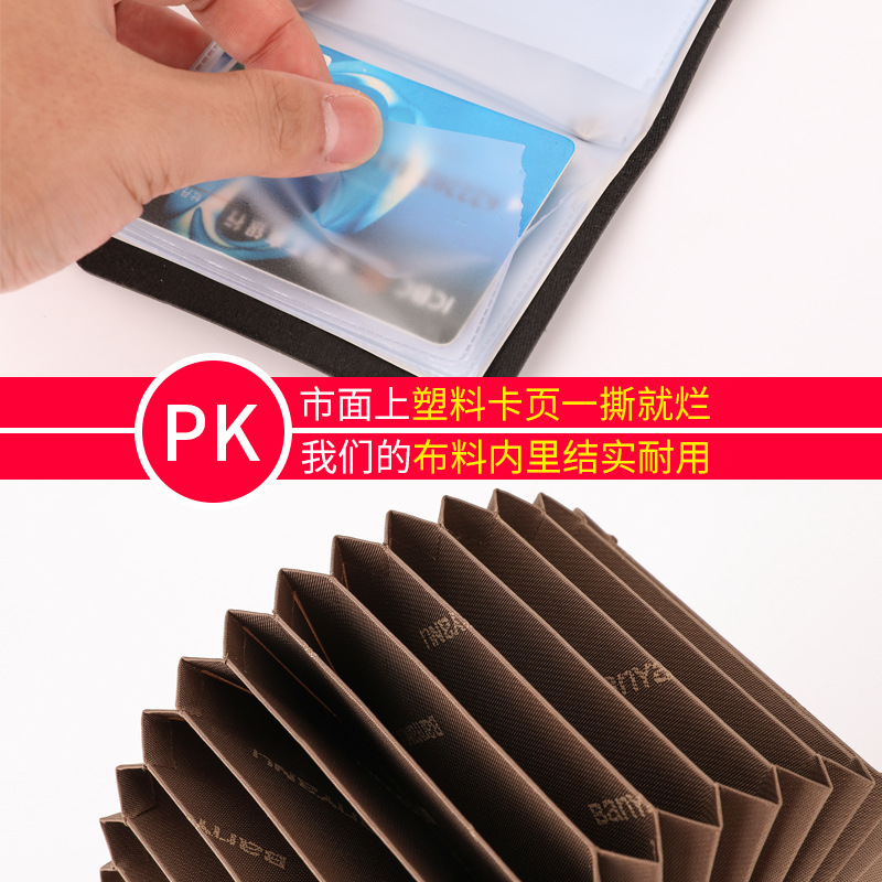 Card Holder Men's Genuine Leather Multi-Card Slot Anti-Degaussing Zipper Small Card Holder Ultra-Thin Driver's License Driver's License Card Holder for Men