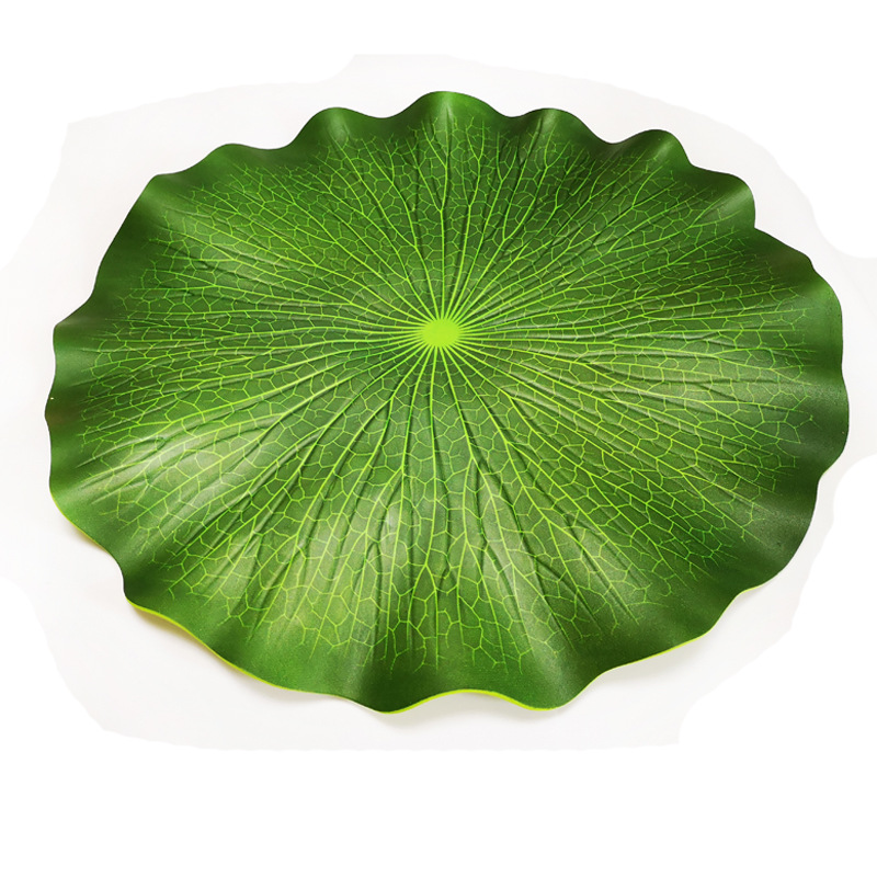 仿真荷花荷叶 睡莲假荷花舞蹈道具水池装饰莲花 EVA泡沫永生花