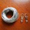 Bulk supply photo frame hanging painting wire rope hook set picture frame hanging rope 30 meters 20 meters hook accessories package
