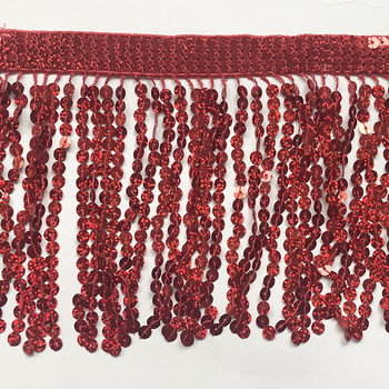 Spot supply 16cm encrypted laser beads sequins hanging tassel Latin stage clothing accessories lace