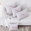 Scandinavian Pure Color Pillowcase Cotton and Linen Linen Pillow Cushion Cover with Core Export Candy Color Pillow Sofa Back Cushion