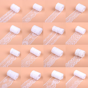 lace lace hollow design fashion avant-garde curtain clothing accessories black and white spot elastic lace foreign trade decoration