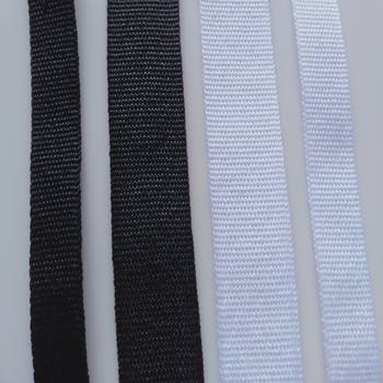Factory direct supply 1cm to 4.0cm black plain webbing polyester hemming webbing clothing decoration accessories webbing