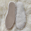 Foreign Trade New Wool Insole, Fur Integrated Warm Insole, Breathable, Sweat-Absorbent and Heightening Pigskin Insole, Unisex