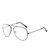 Finished Myopia Glasses for Women with Degree 50-600 Degrees Literary Retro Toad Glasses Frame Anti-Blue Light Flat Glasses for Men