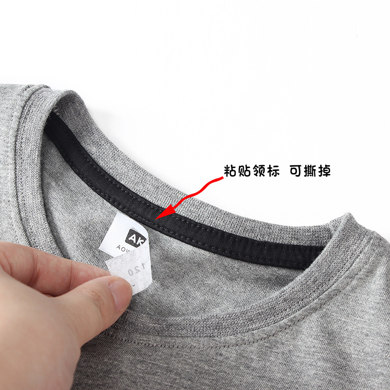 2026 Autumn Korean Style Children's Long Sleeve T-Shirt, Big Kids Pure Cotton Fake Two-Piece Top, Boys' Base Shirt Wholesale