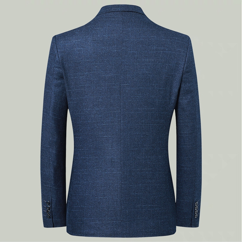 Áo blazer nam công sở dáng ôm phong cách Hàn Quốc — Màu xanh lam