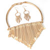 European and American New Luxury Fashion Temperament Versatile Multi-Layered Tassel Necklace Set Decoration Wholesale
