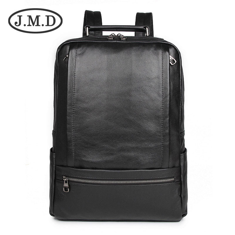 Balo Da Bò Nam Cao Cấp Đựng Laptop, Đi Học, Du Lịch Màu Đen