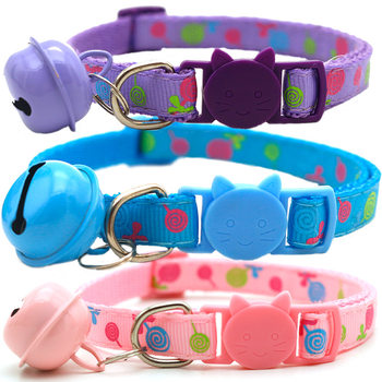 New Pet Colorful Cat Buckle Collar Lollipop Collar Cat and Dog Collar Candy Color Collar Human Neck Collar