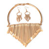 European and American New Luxury Fashion Temperament Versatile Multi-Layered Tassel Necklace Set Decoration Wholesale