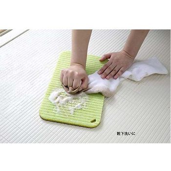 SANKO Japanese washboard travel portable soft washboard underwear shirt non-slip scrubbing board with Hook