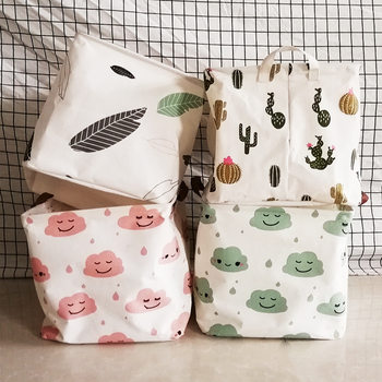 Fabric storage basket Eva folding storage basket home storage plastic dirty clothes storage basket home storage basket wholesale