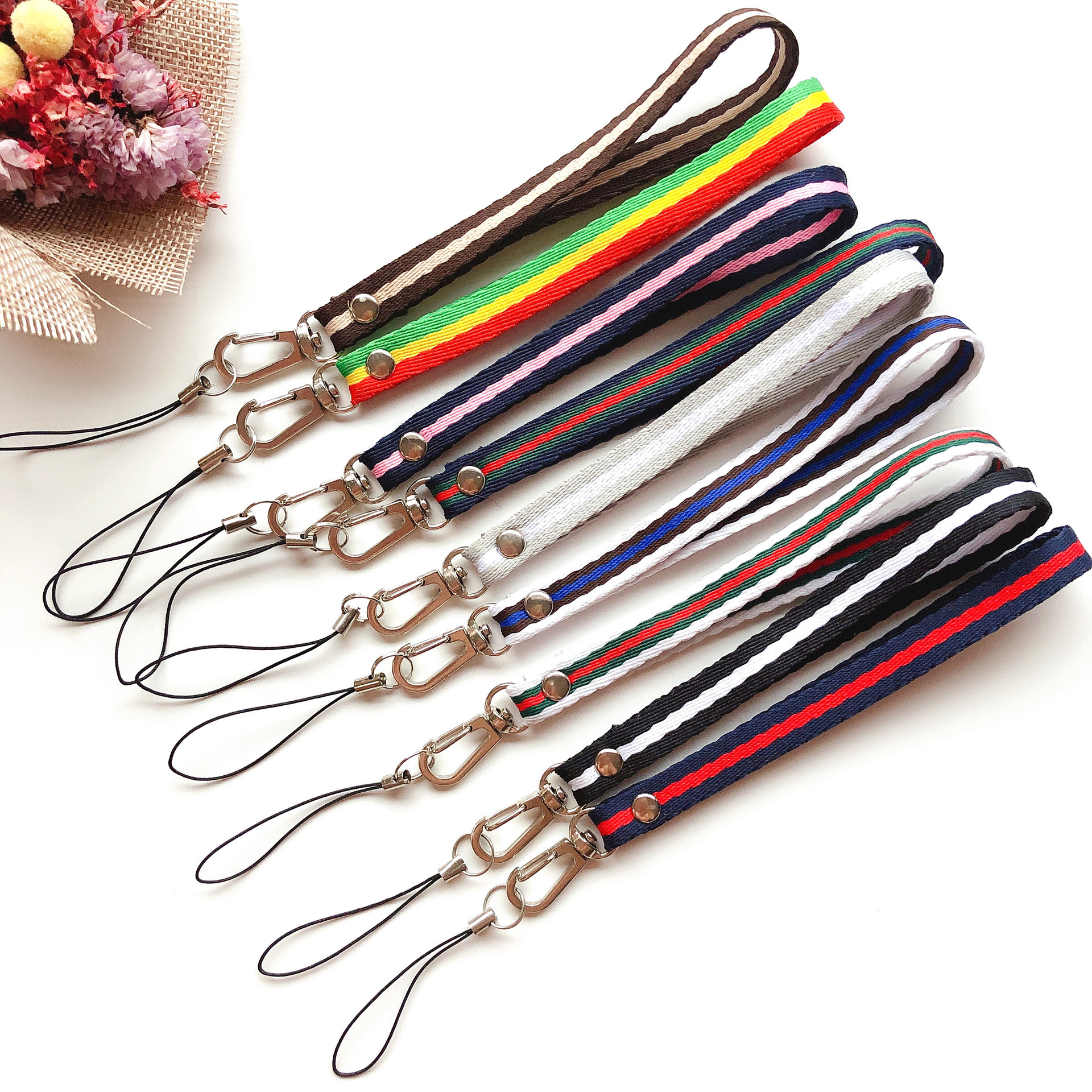 Portable Mobile Power Mobile Phone Rope Flashlight Mobile Phone Self-timer Stick U-coil Hanging Rope Mobile Phone Shell Hanging Rope Pine Rope