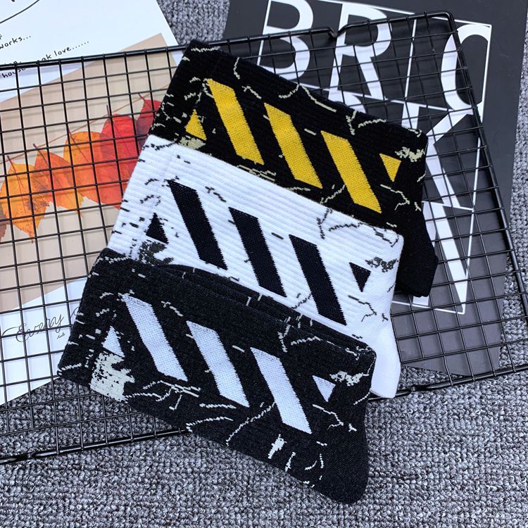 欧美街头滑板运动嘻哈潮牌条纹袜子男夏季棉中长筒袜 女 厂家批发