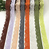 35 colors 2.5cm elastic nylon + spandex warp knitted lace unilateral hollow underwear diy accessories