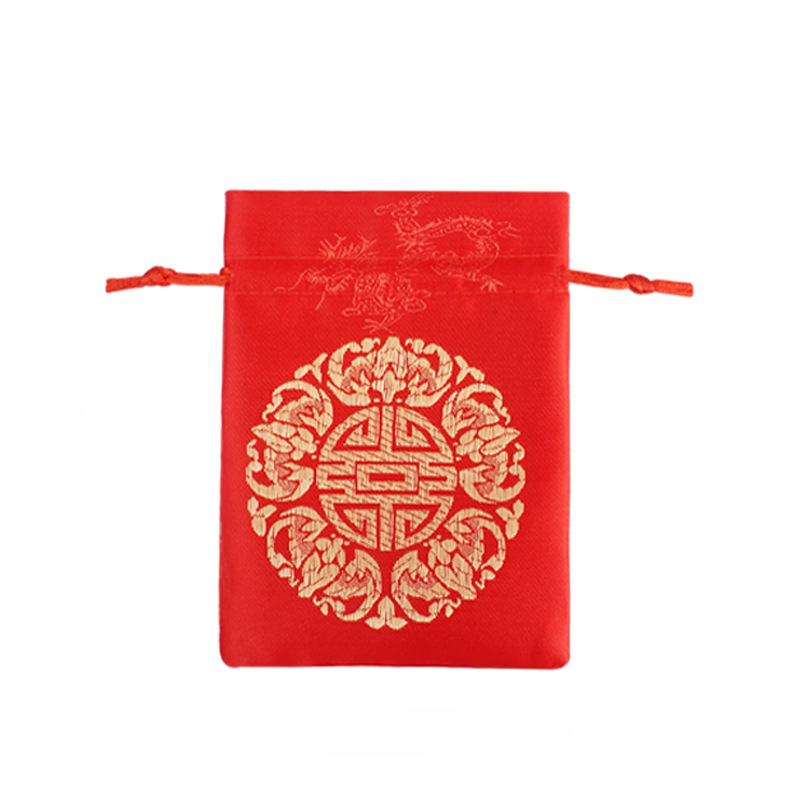 Spot wedding supplies candy bag gift creative brocade beveled full moon candy box candy bag