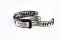 High quality silver black buckle